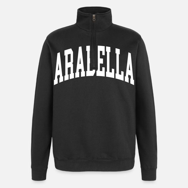 Arabella - Sweat à zip 1/4 - noir