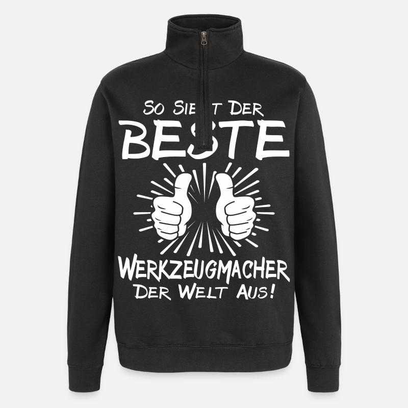 Meilleur outilleur - Sweat à zip 1/4 - noir