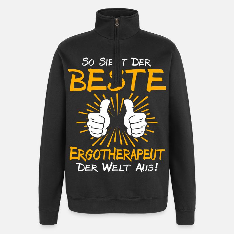 Occupational therapist gift idea - Quarter-Zip Sweatshirt - black