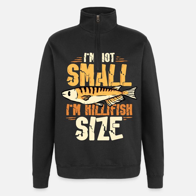 Toothcarp Killfish Toothed carp - Quarter-Zip Sweatshirt - black