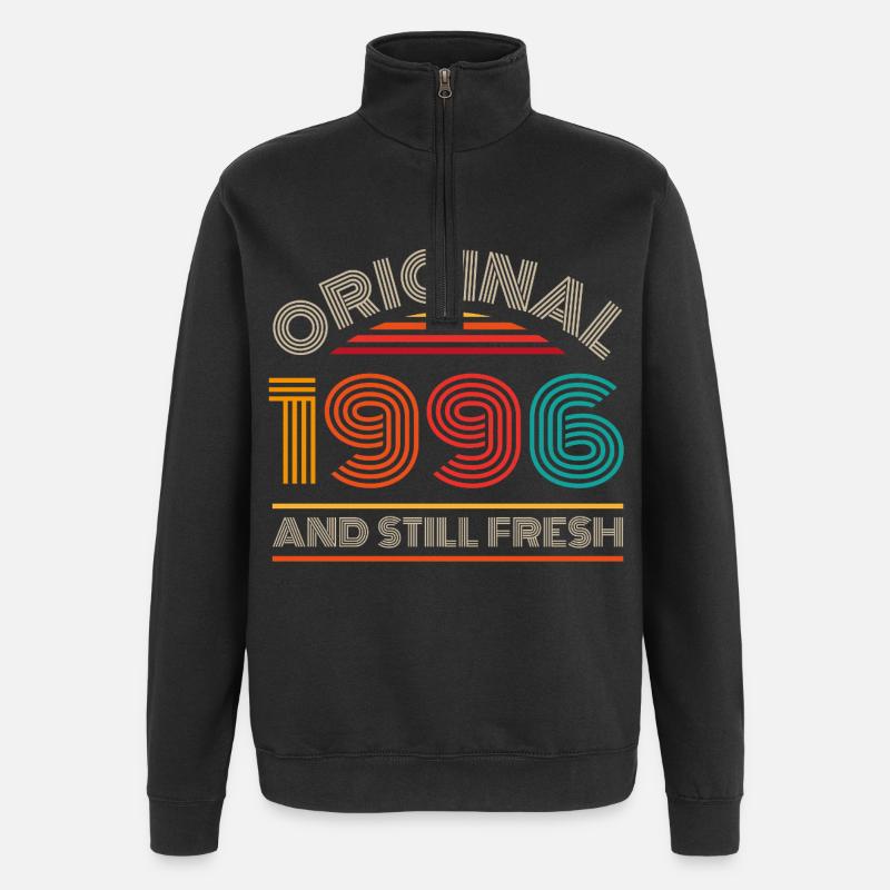 30e anniversaire du millésime 1996 - Sweat à zip 1/4 - noir