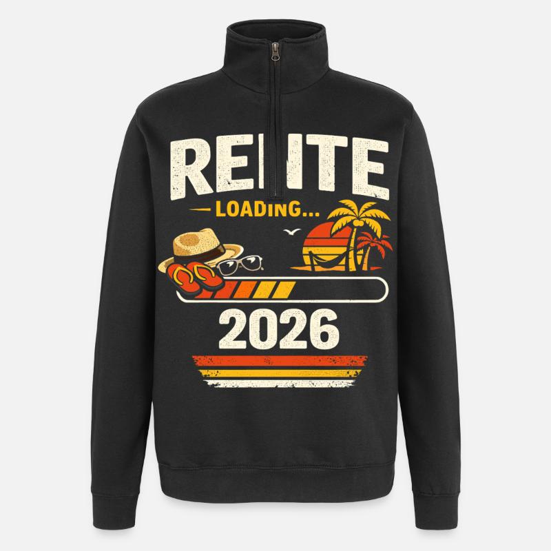 Pension loading 2026 - Quarter-Zip Sweatshirt - black