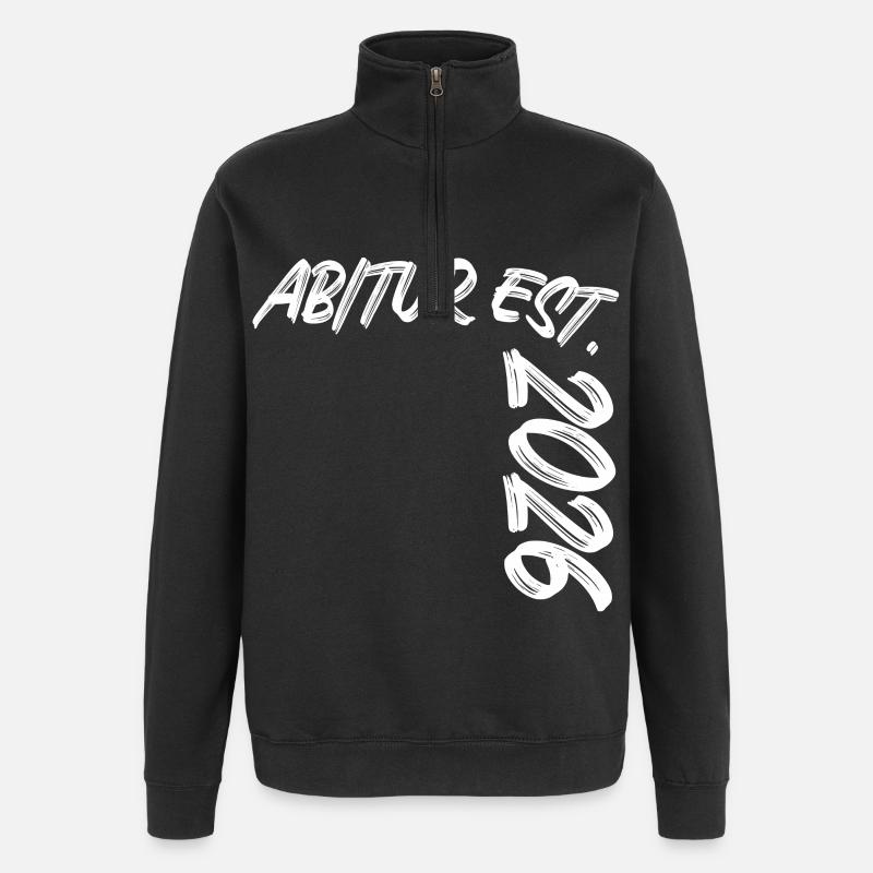 Abitur Est 2026 - Sweat à zip 1/4 - noir