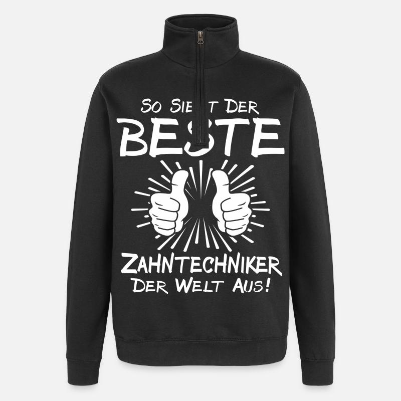 Meilleur technicien dentaire - Sweat à zip 1/4 - noir