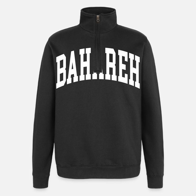 Bahareh - Quarter-Zip Sweatshirt - black