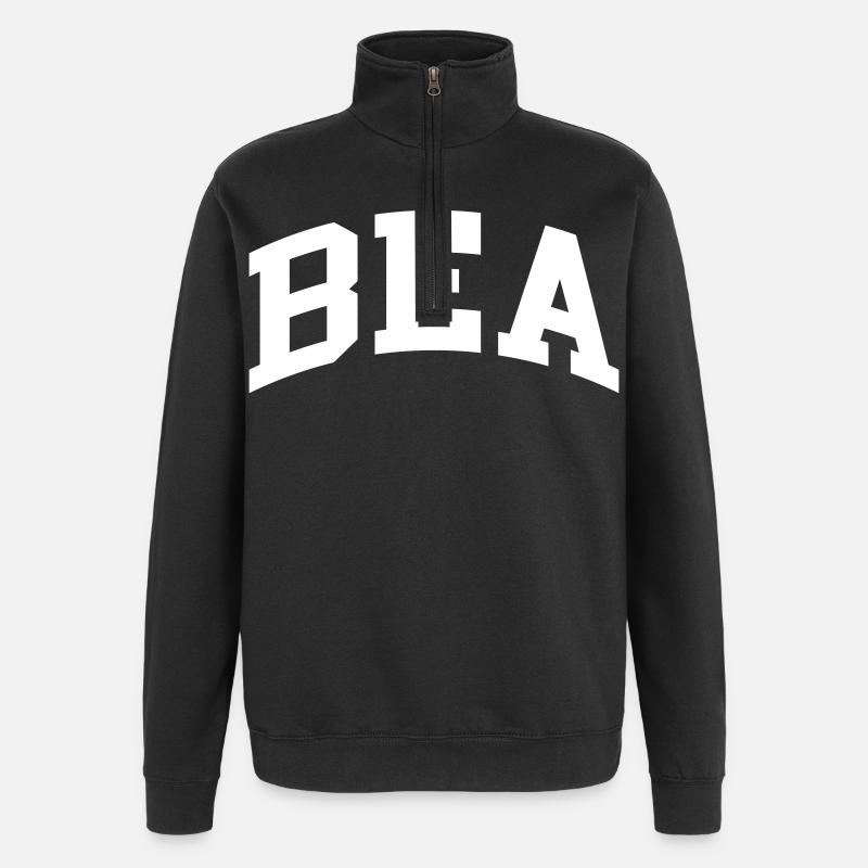 Bea - Quarter-Zip-Sweatshirt - Schwarz
