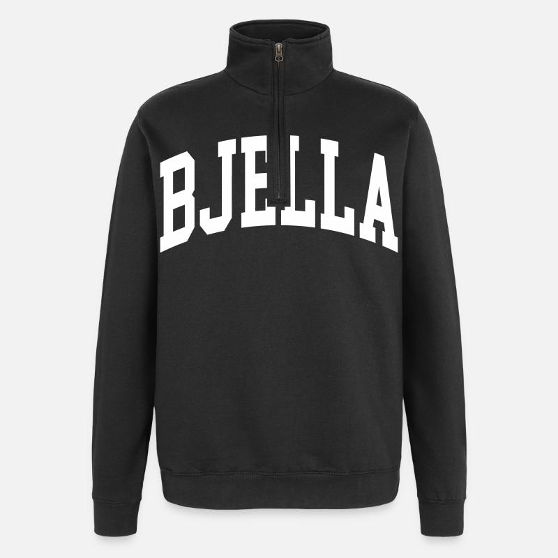 Bjella - Quarter-Zip-Sweatshirt - Schwarz