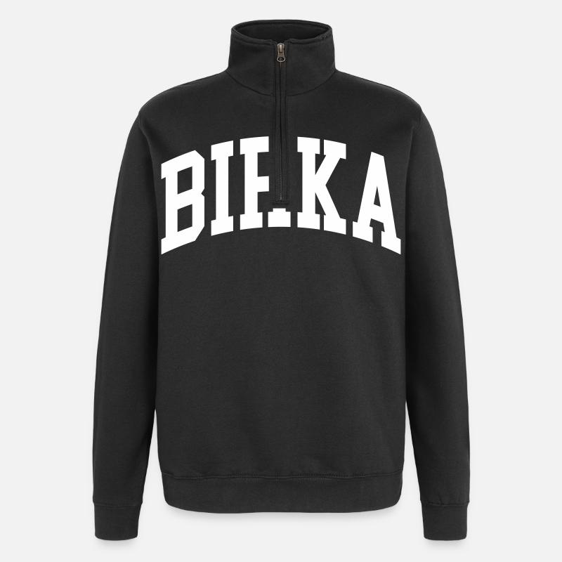 Birka - Sweat à zip 1/4 - noir