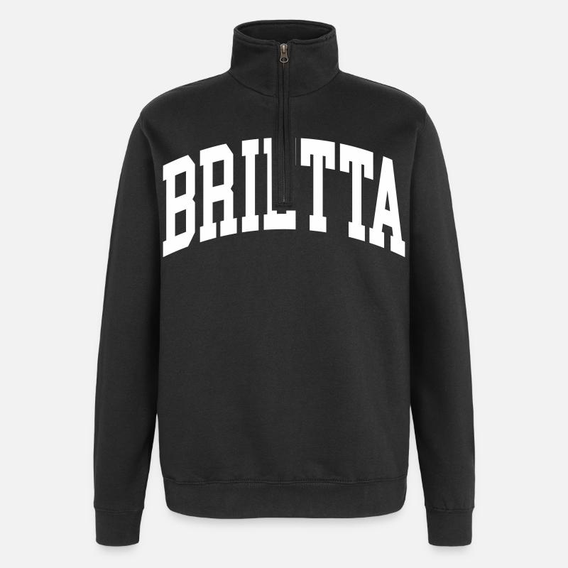 Brietta - Sweat à zip 1/4 - noir