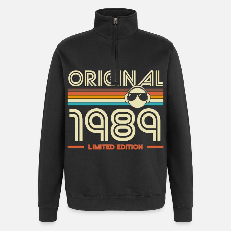 Original 1989 Retro Edition - Sweat à zip 1/4 - noir