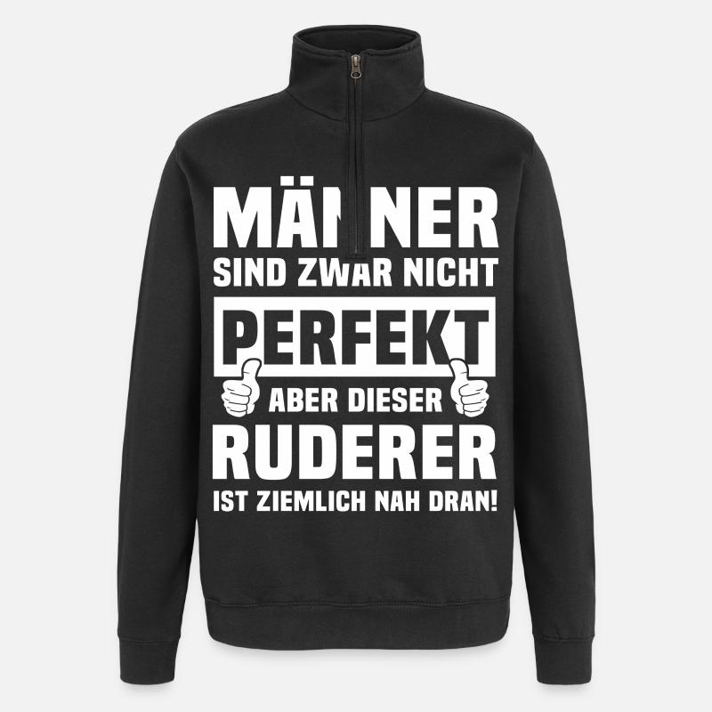 Ruderer - Quarter-Zip-Sweatshirt - Schwarz