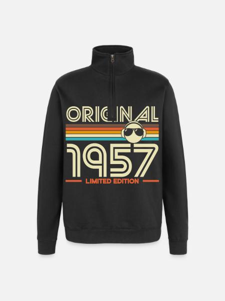 Original 1957 édition limitée - Sweat à zip 1/4 - noir