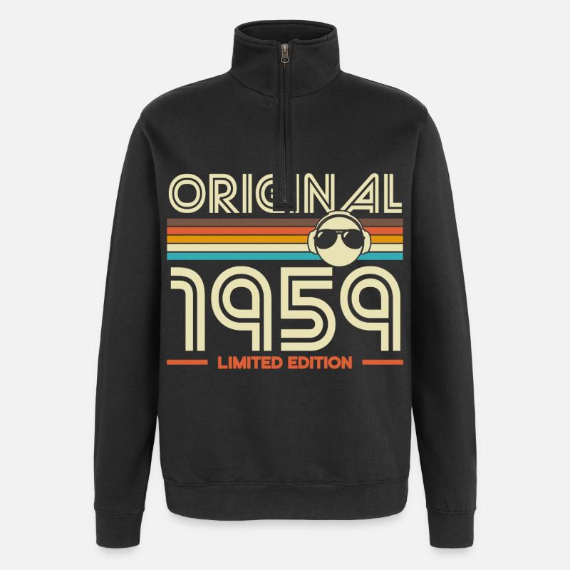 Original 1959 Edition limitée - Sweat à zip 1/4 - noir