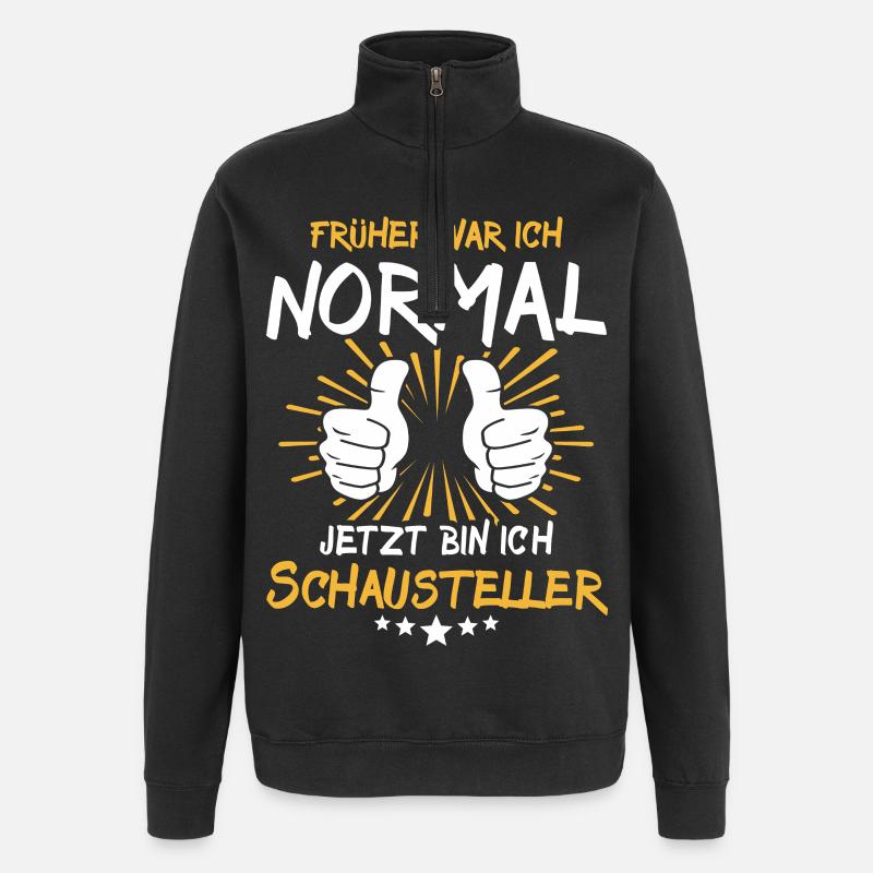 Diction du showman - Sweat à zip 1/4 - noir