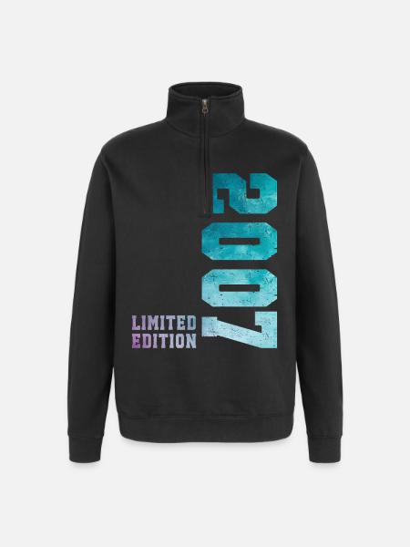 2007 Limited Edition 19 Years Anniversary - Quarter-Zip Sweatshirt - black