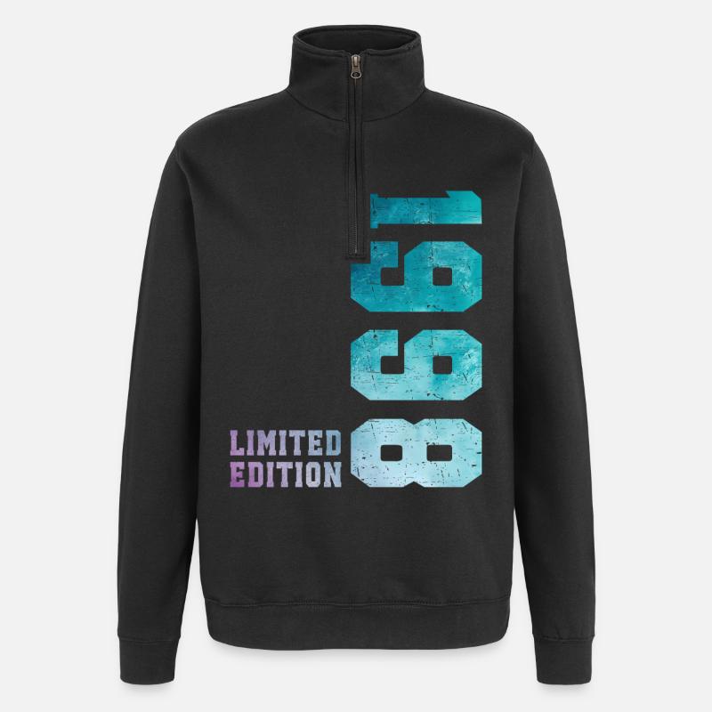 1998 Édition Limitée 28 ans anniversaire - Sweat à zip 1/4 - noir