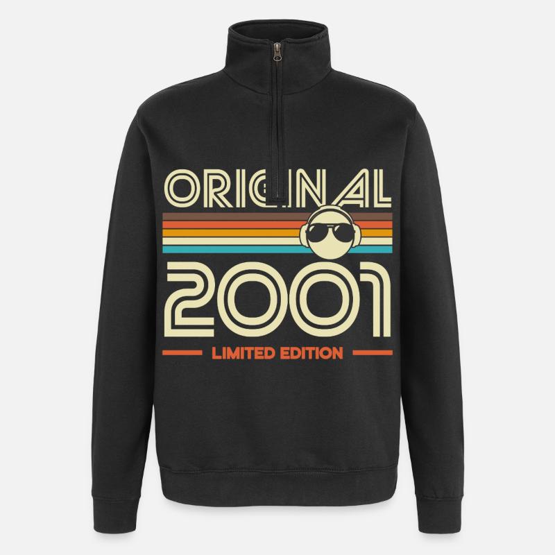 Original 2001 Edition Retro - Sweat à zip 1/4 - noir