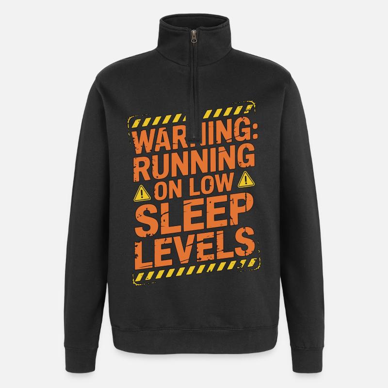 Pharmacist Student Warning Running Pharmaceutical - Quarter-Zip Sweatshirt - black