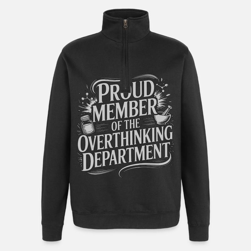 Pharmacist Student Proud Member Pharmacy Trainee - Quarter-Zip Sweatshirt - black