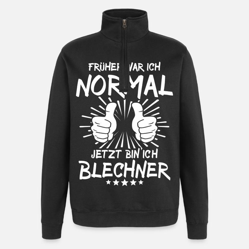 Blechner - Sweat à zip 1/4 - noir