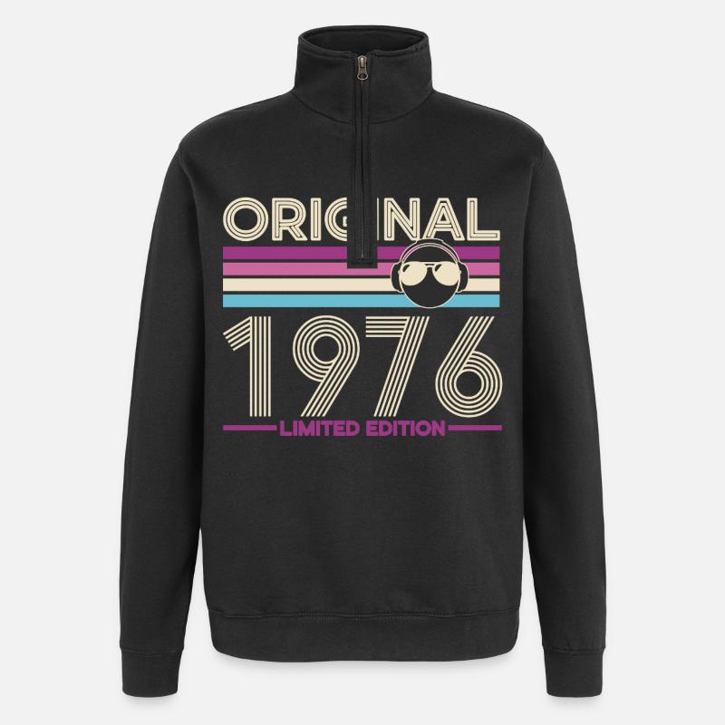 Original 1976 Edition Limitée - Sweat à zip 1/4 - noir