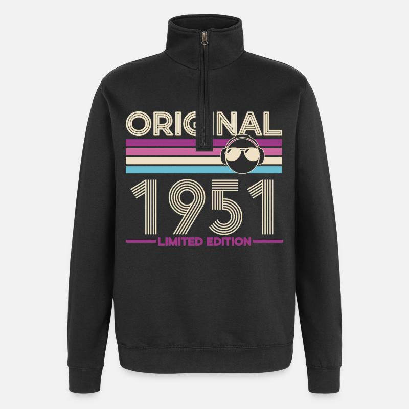 Original 1951 édition limitée - Sweat à zip 1/4 - noir