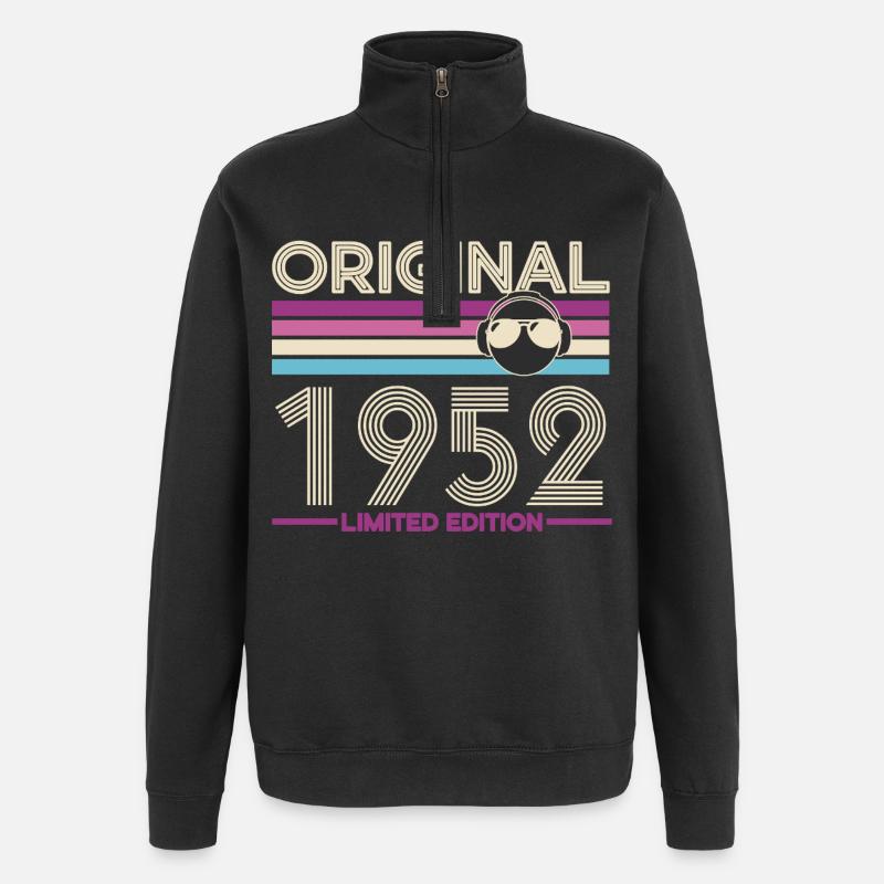 Original 1952 Limited Edition - Quarter-Zip Sweatshirt - black