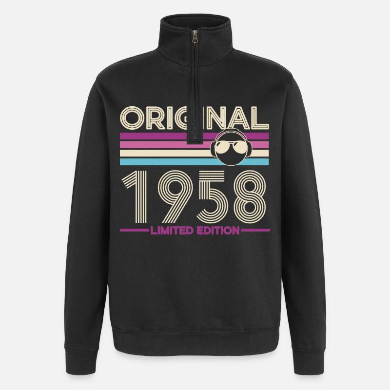 Original 1958 Édition Limitée - Sweat à zip 1/4 - noir