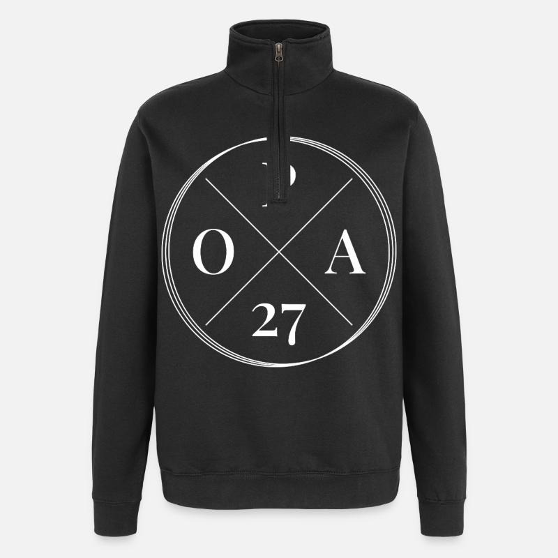 Opa 2027 - Quarter-Zip-Sweatshirt - Schwarz