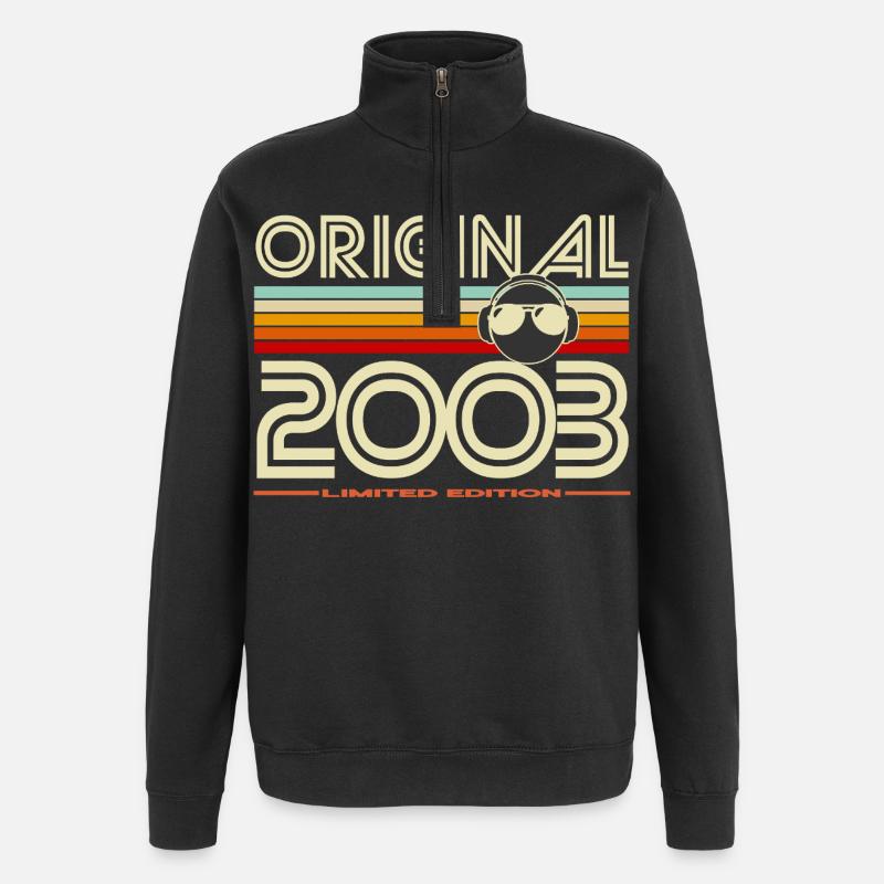 Original 2003 Retro Edition - Quarter-Zip Sweatshirt - black