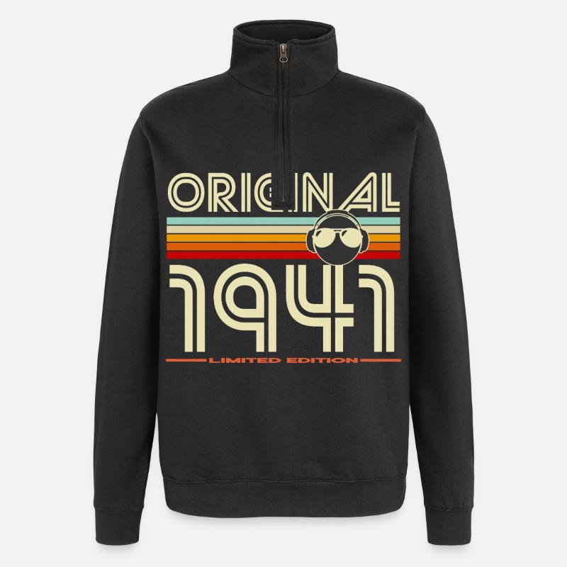Original 1941 Édition Rétro - Sweat à zip 1/4 - noir