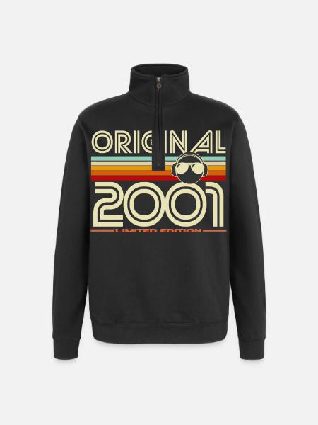 Original 2001 Édition Limitée Retro - Sweat à zip 1/4 - noir