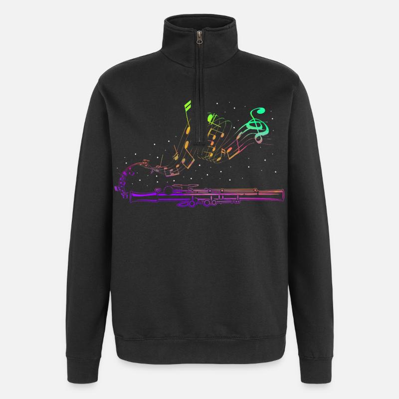 Fosse, section de percussions de marimbistes - Sweat à zip 1/4 - noir