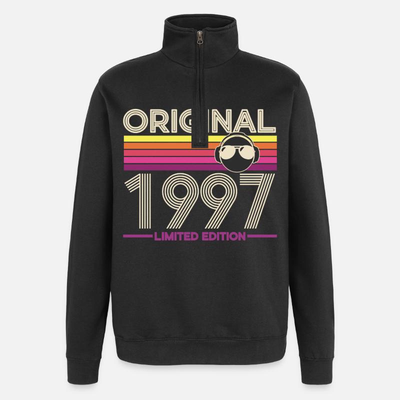 Original 1997 Retro Edition - Quarter-Zip Sweatshirt - black