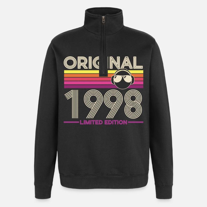 Édition Rétro Originale 1998 - Sweat à zip 1/4 - noir