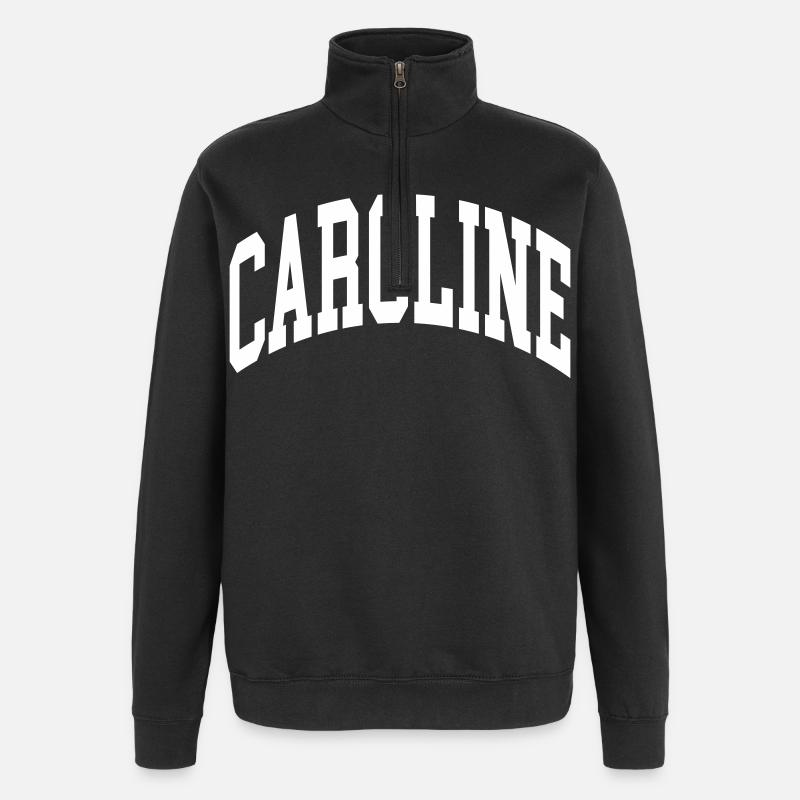 Caroline - Sweat à zip 1/4 - noir