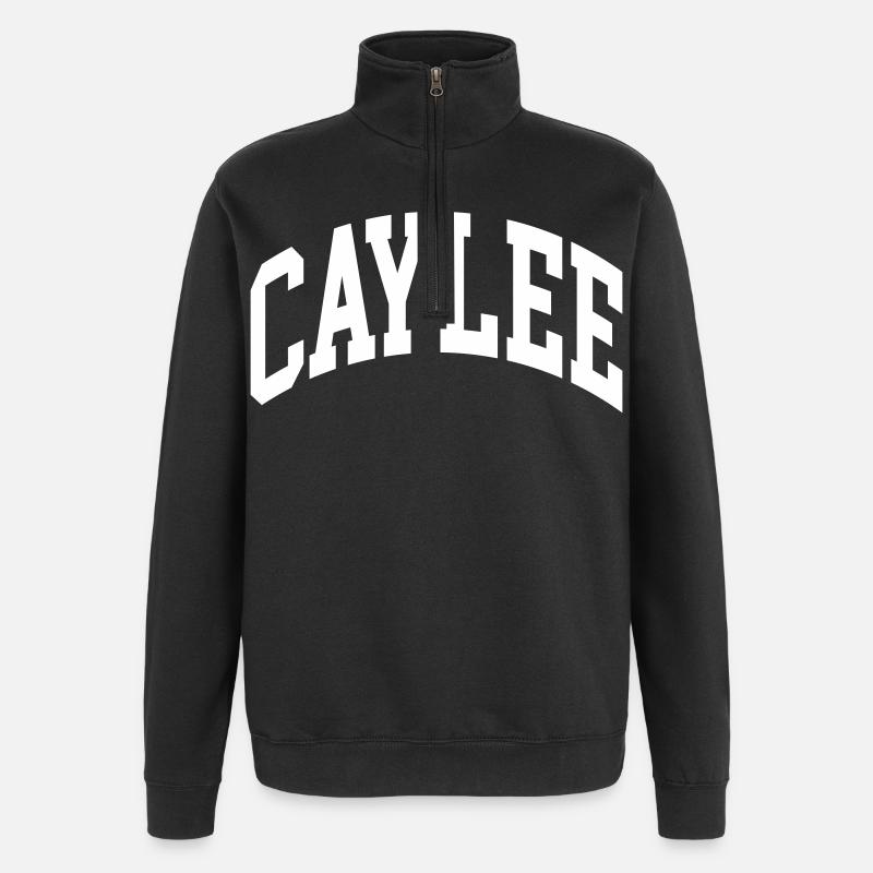 Caylee - Quarter-Zip Sweatshirt - black