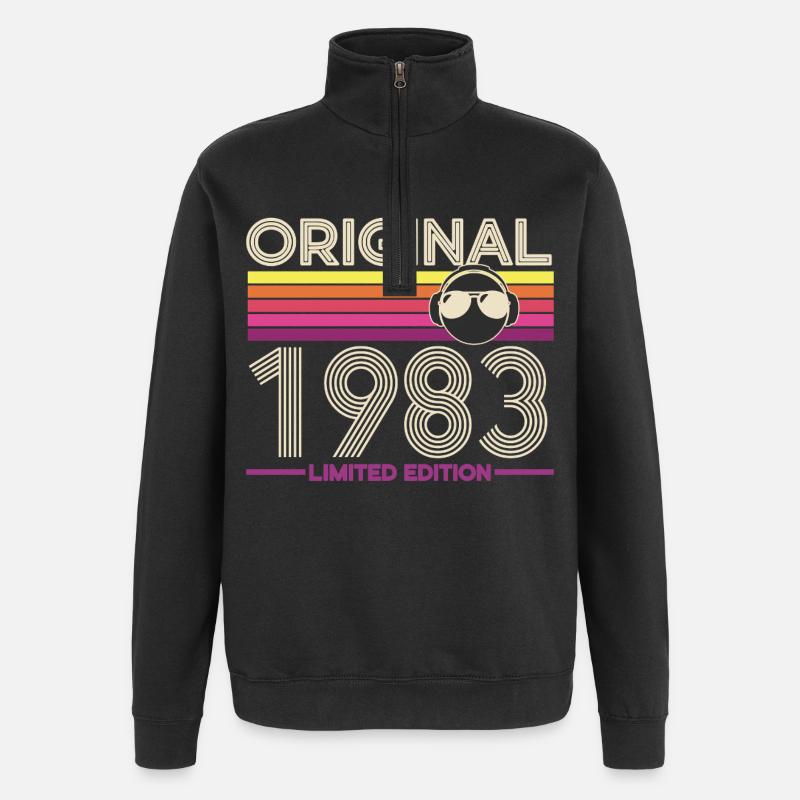 Original 1983 Limited Edition - Quarter-Zip Sweatshirt - black