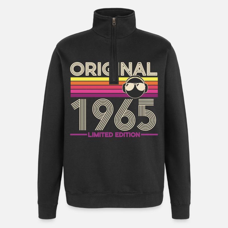 Original 1965 Édition Limitée - Sweat à zip 1/4 - noir