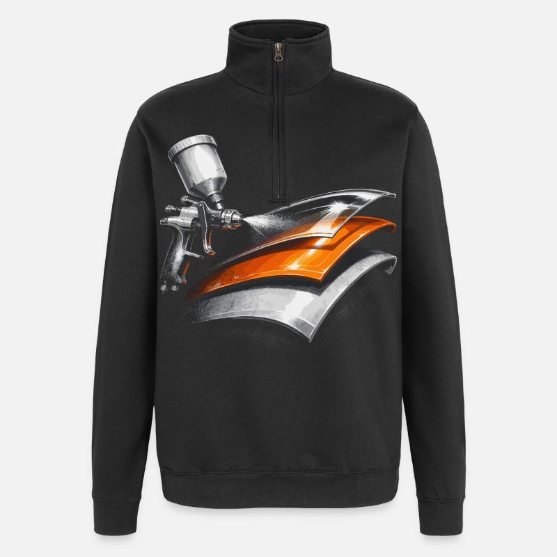 Vehicle Painter Car Painter Painter - Quarter-Zip Sweatshirt - black