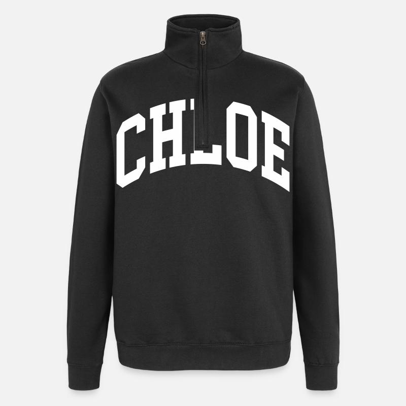 Chloe - Quarter-Zip Sweatshirt - black