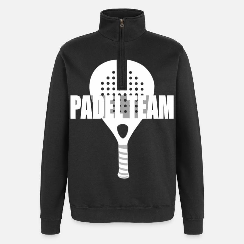 L’équipe de padel - Sweat à zip 1/4 - noir