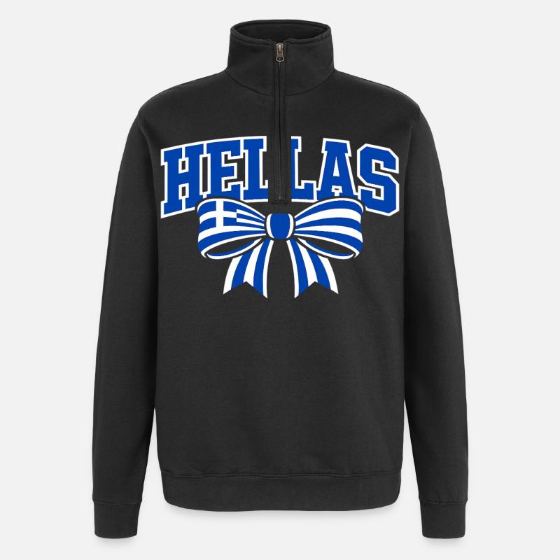 Boucle d’Hellas - Sweat à zip 1/4 - noir