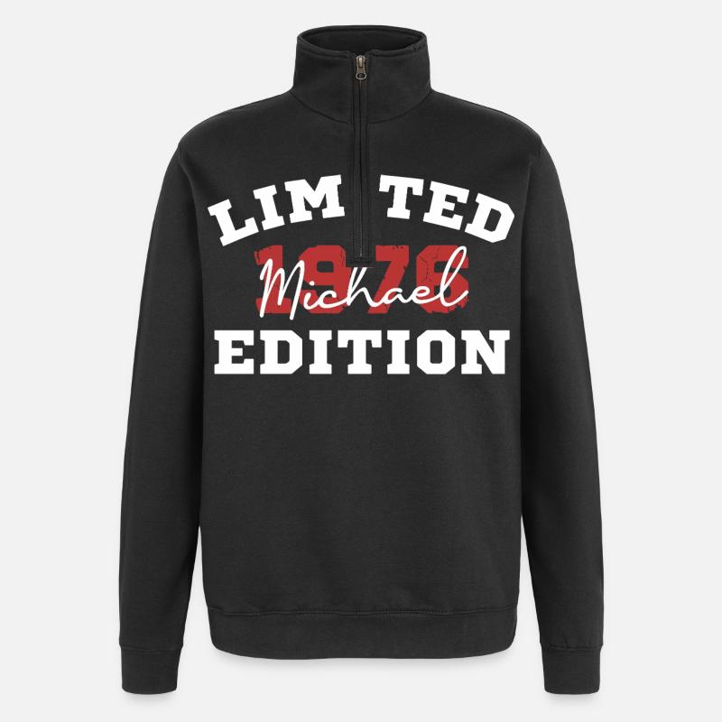 Édition limitée Michael 1976 - Sweat à zip 1/4 - noir