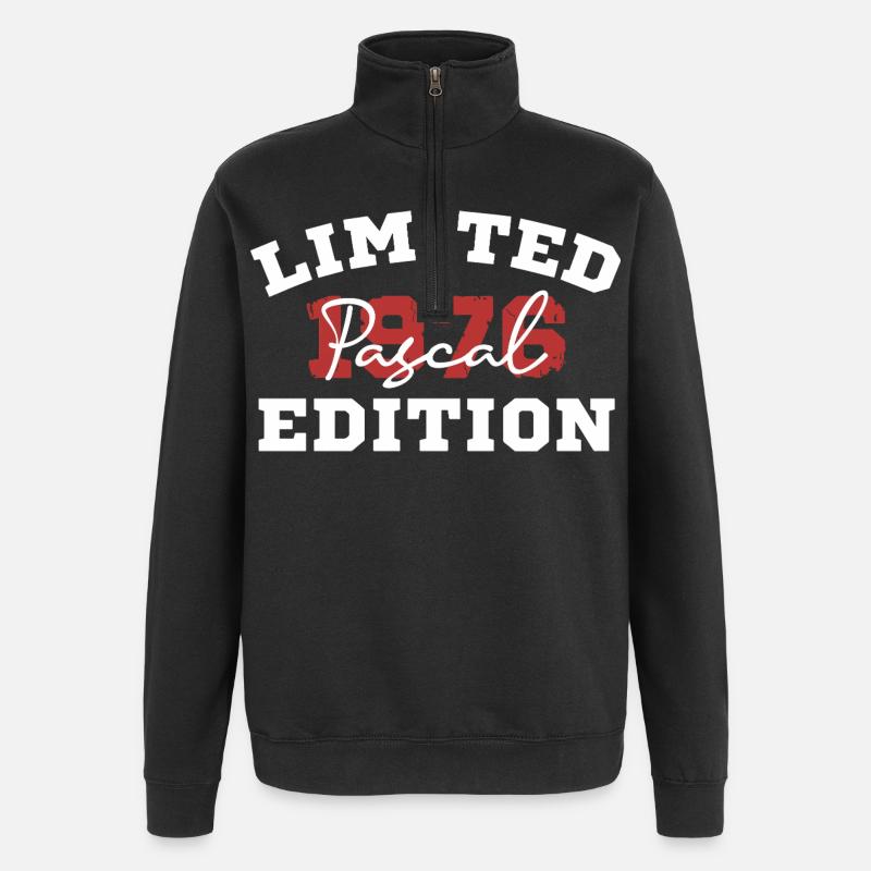 Pascal Édition Limitée 1976 - Sweat à zip 1/4 - noir