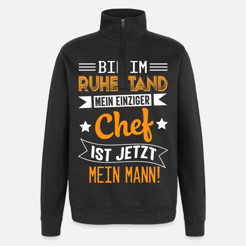 Rente Pension Ruhestand Rentner 2026 - Quarter-Zip-Sweatshirt - Schwarz
