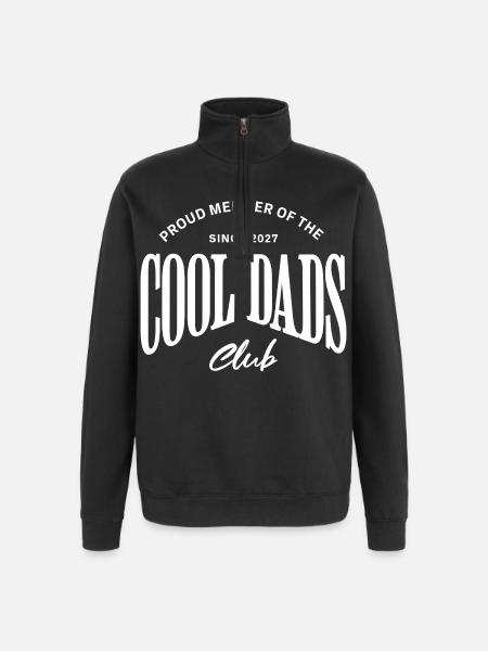 Cool Dads Club 2027 - Quarter-Zip-Sweatshirt - Schwarz