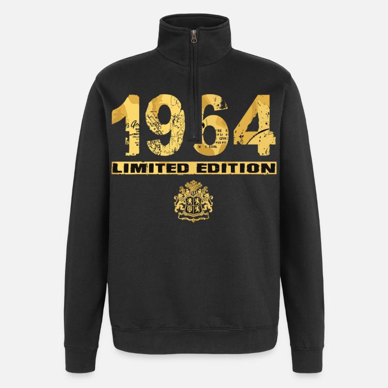 Édition limitée 1964 Anniversaire - Sweat à zip 1/4 - noir