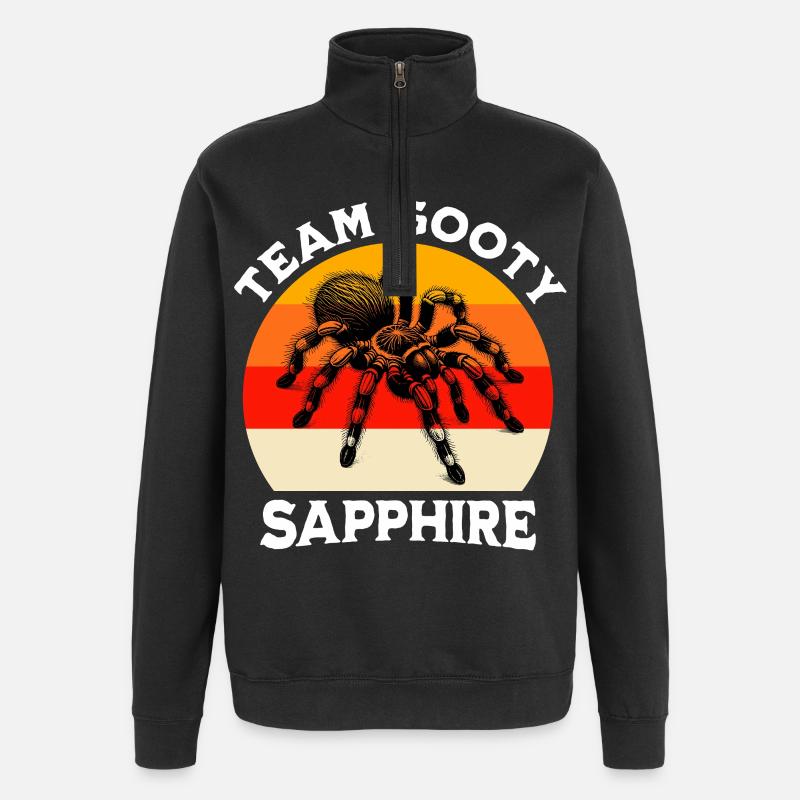 Team Gooty Saphir Tarantel - Quarter-Zip-Sweatshirt - Schwarz
