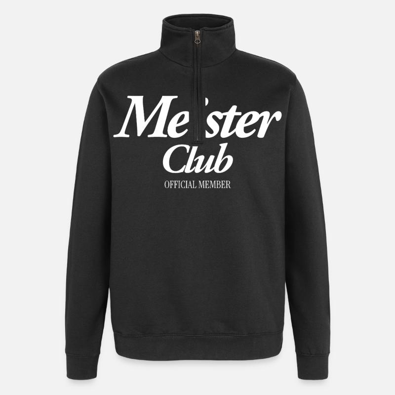 Membre officiel du Master Club - Sweat à zip 1/4 - noir